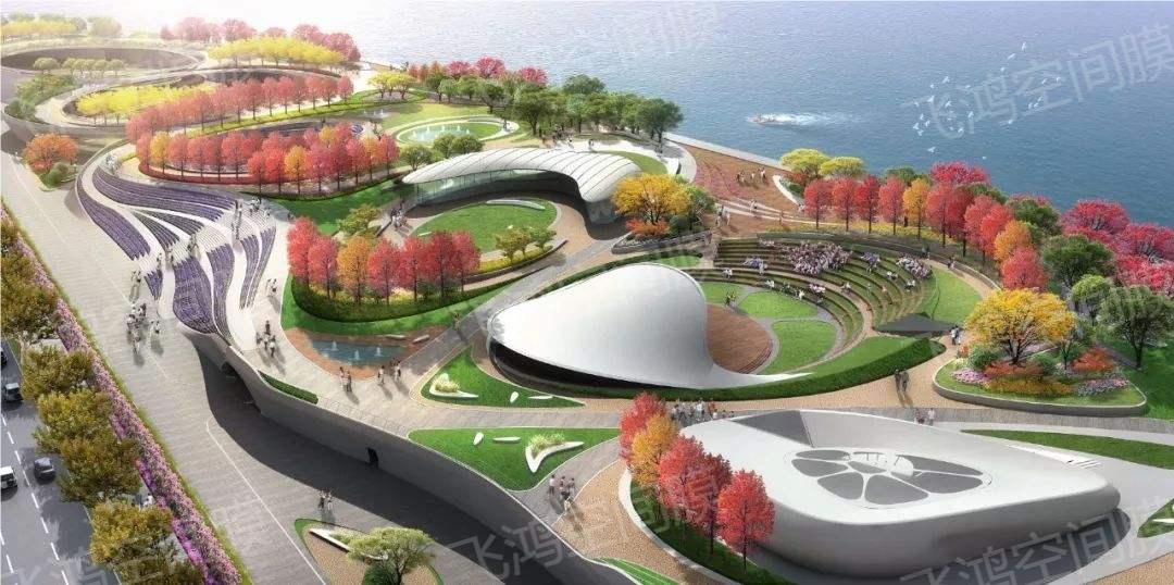 武汉市月亮湾城市阳台PTFE膜结构工程.jpg